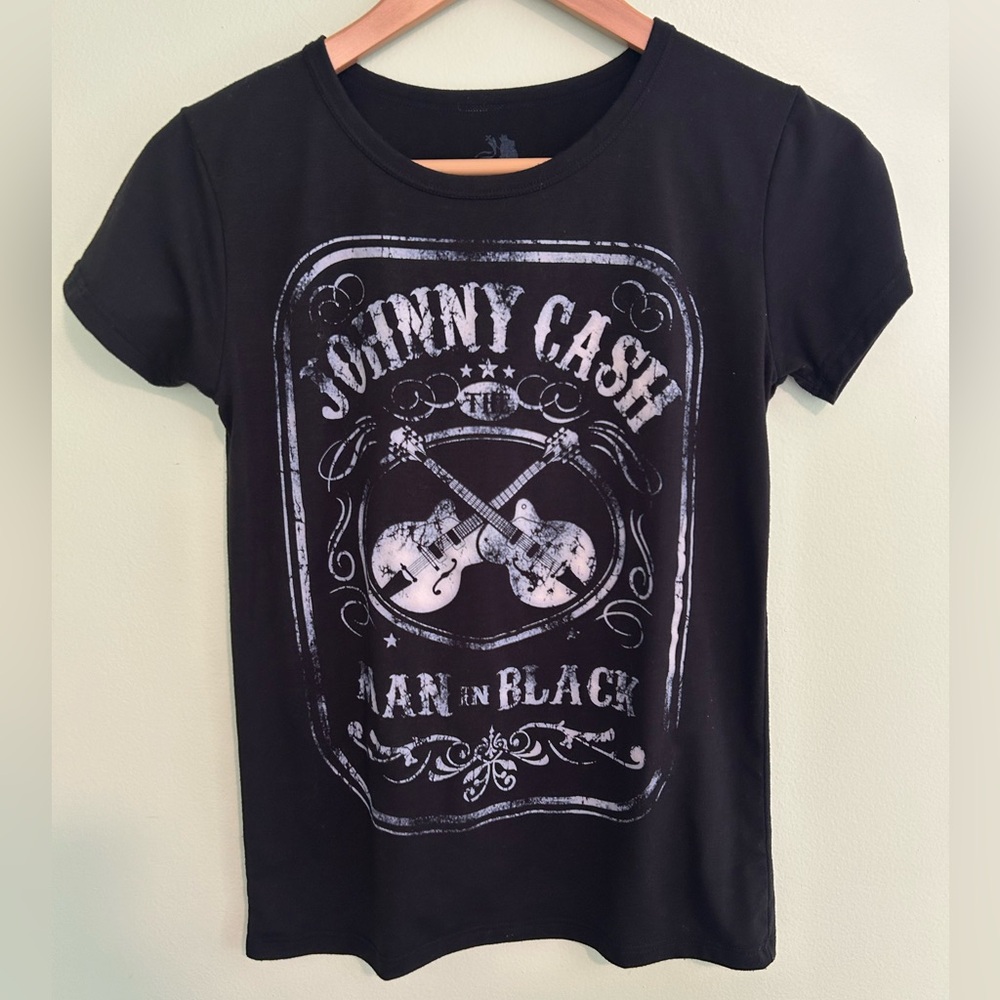 Johnny Cash Women’s Black Tshirt